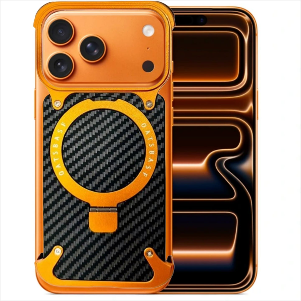Iphone 17 Pro Max Metal Case, Ring Stand